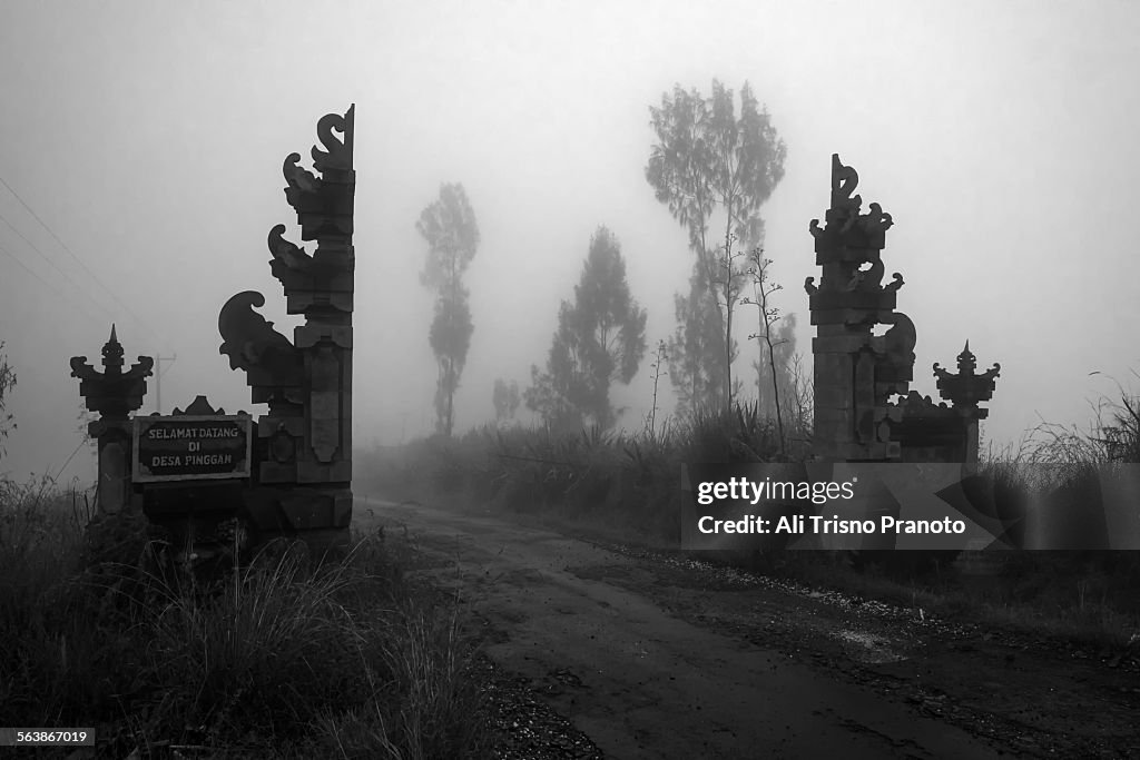 Entrance to Misty Area in Bali