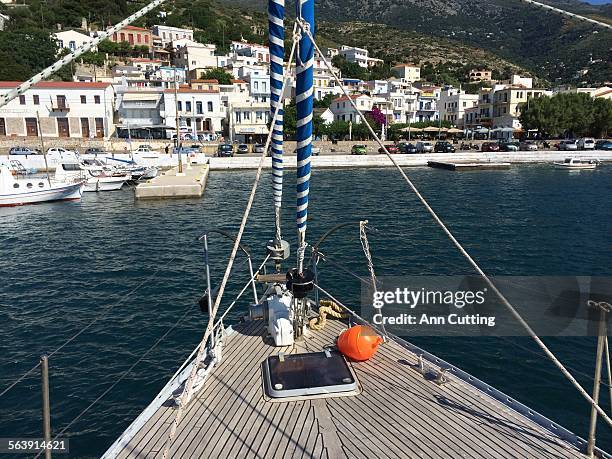 sailing - insel ikaria stock-fotos und bilder