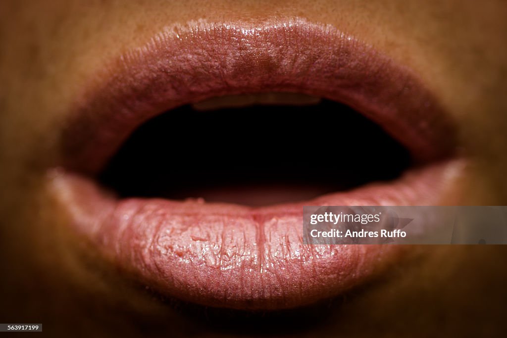 Lips Close-up