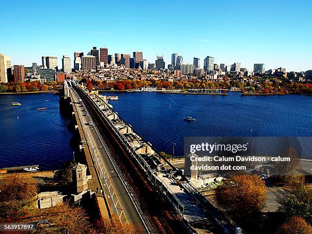 the charles river and downtown boston - cambridge massachusetts stock pictures, royalty-free photos & images