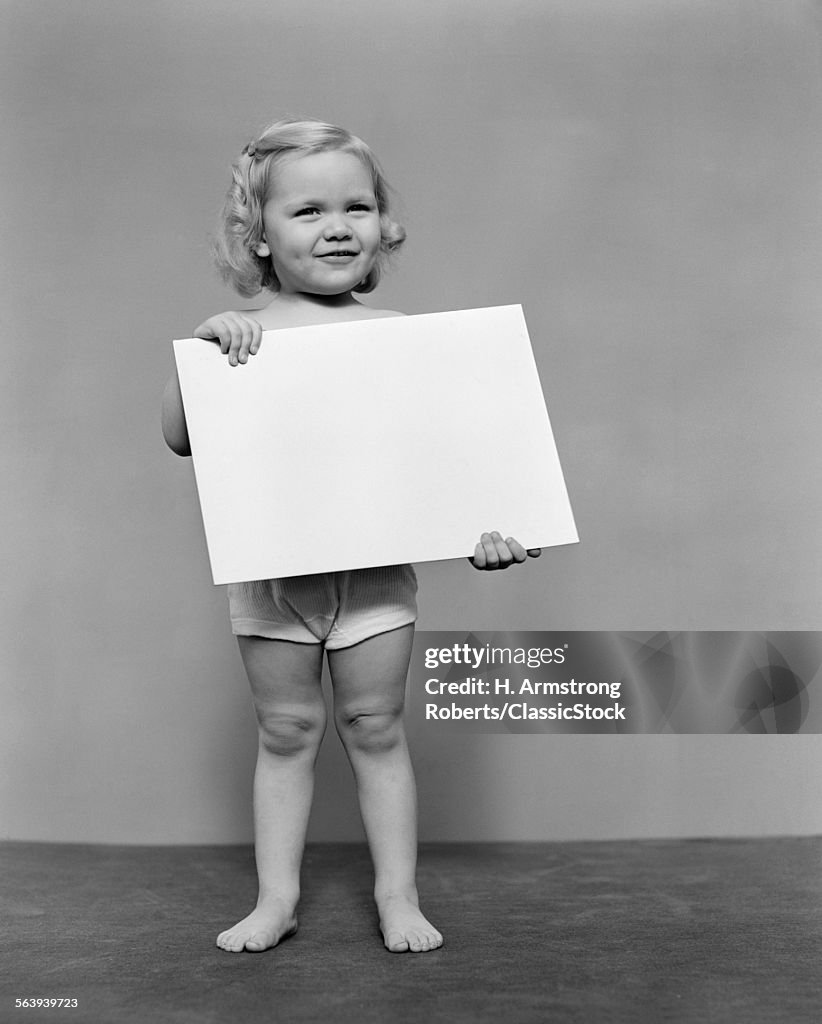 1940s BLOND TODDLER GIRL...