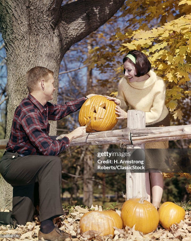 1960s YOUNG COUPLE MAN...