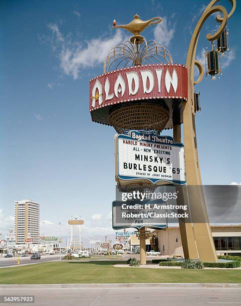 1960s 1969 ALADDIN HOTEL & CASINO LAS VEGAS NEVADA USA