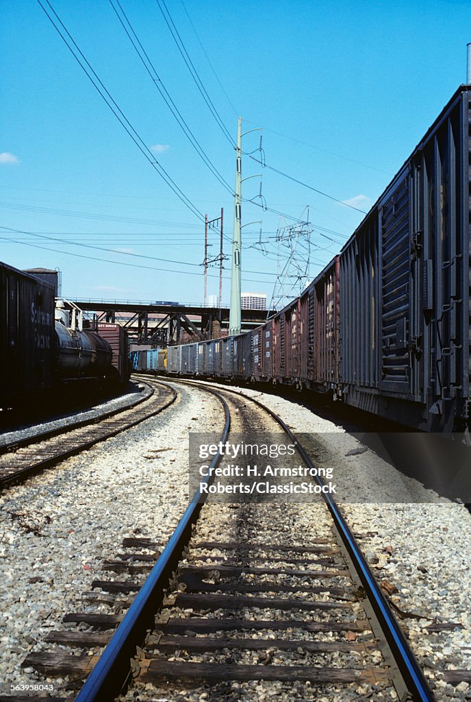 1970s TRAIN TRACKS...