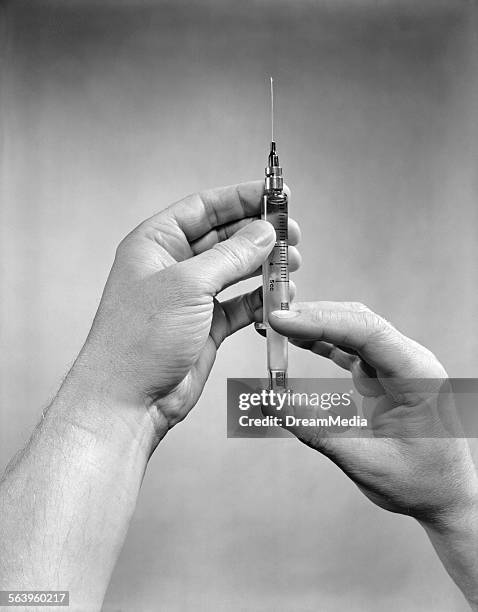 The First Injection Shot 358 Vaccine Shot 1950s Stock Photos, High-Res Pictures, and Images ...