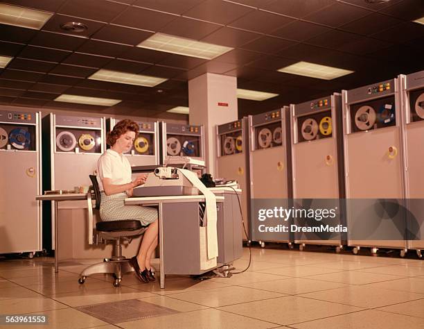 Computer Operators 1960s 228 1960 Computer Stock Photos, High-Res Pictures, and Images - Getty ...