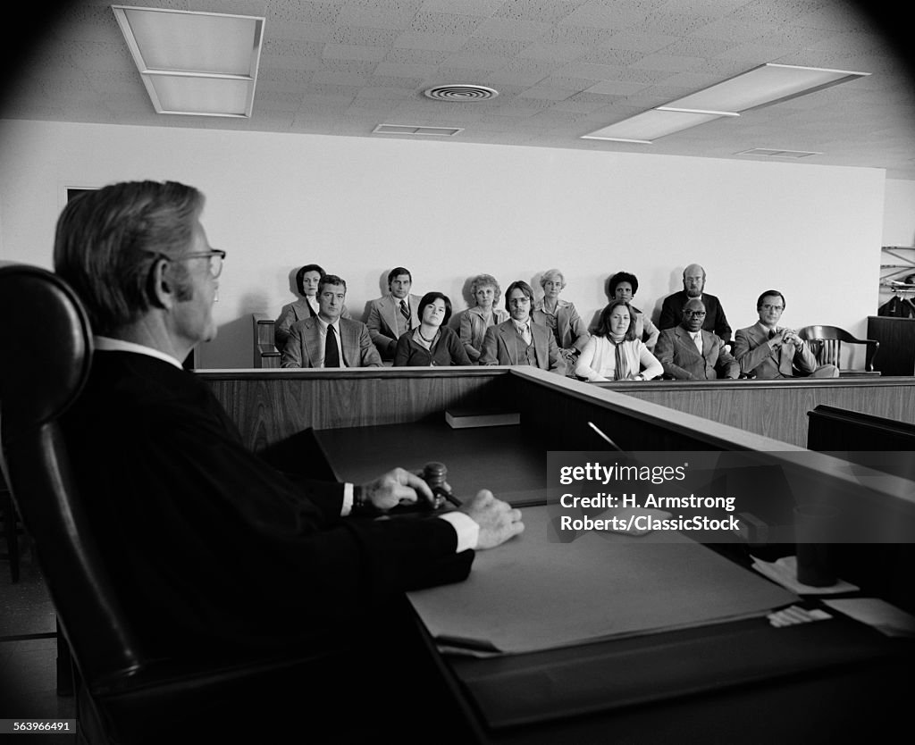1970s JUDGE ADDRESSING...