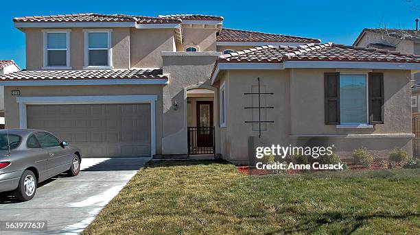 The home at 39330 Clear View Court in Palmdale, Ca. Where Ingrid Ivenia Brewer allegedly abused her 7 and 8 year old adopted children on January 31,...