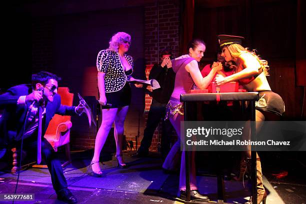 Los Angeles Ladies Arm Wrestling took their show to the Bootleg Theater for the "Valentines Day Massacre." Ladies dressed in full regalia compete and...