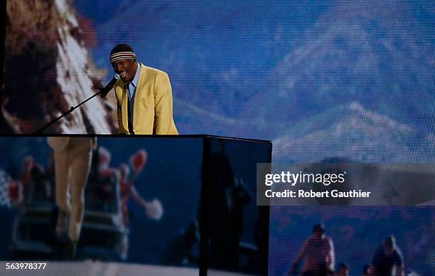 February 10, 2013 Frank Ocean performs at the 55th Annual GRAMMY Awards at STAPLES Center in Los Angeles, CA. Sunday, February 10, 2013. Pre-telecast...