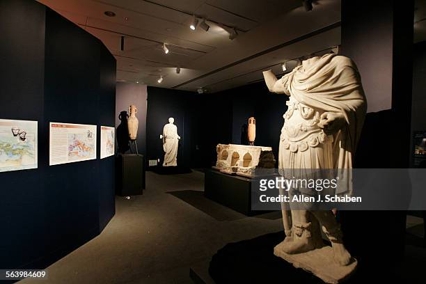In its inaugural show: Imperial Rome: Discovering the Ancient Civilization, at right is the statue of Germanicus during the reign of Cladius , made...