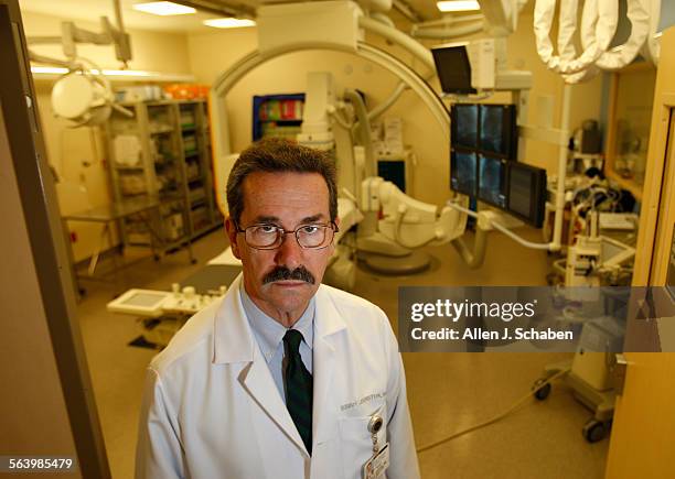 Dr. Brian Johnston, Chairman of the Dept. Of Emergency Medicine at White Memorial Hospital, at the Los Angeles hospital April 24, 2008. Johnston says...