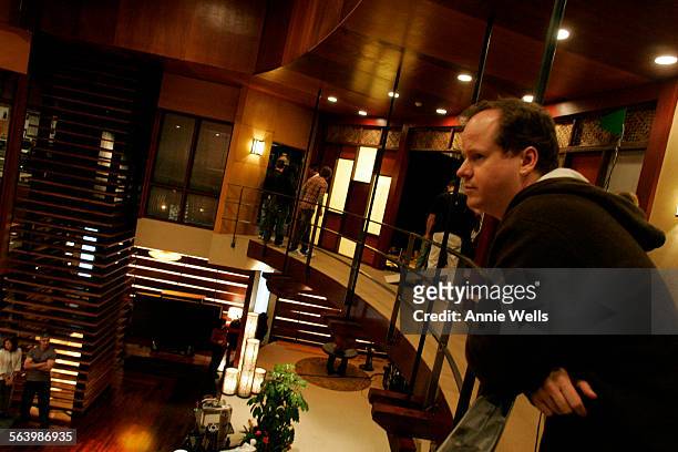 May 5, 2008 Joss Whedon, the director for the new series Dollhouse, works on teh set at FOX Studios in Century City on May 5, 2008. The photos are...