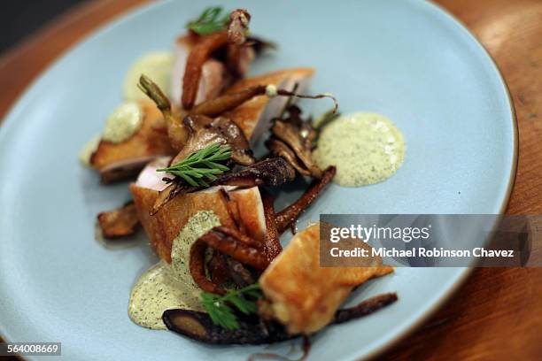 Los Angeles, California November 20, 2012 Alma is a new restaurant that focuses on fresh produce, including locally foraged herbs, in downtown Los...