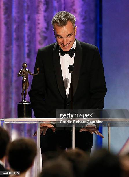 January 27, 2013 Daniel Day Lewis at the 19th Annual Screen Actors Guild Awards at the Shrine Auditorium in Los Angeles, CA on Sunday, January 27,...
