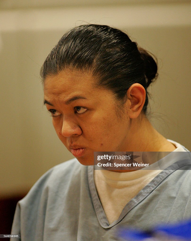 Kathleen Legaspi in LAX Airport Courthouse, April 9, 2007. Legaspi is charged with three counts of