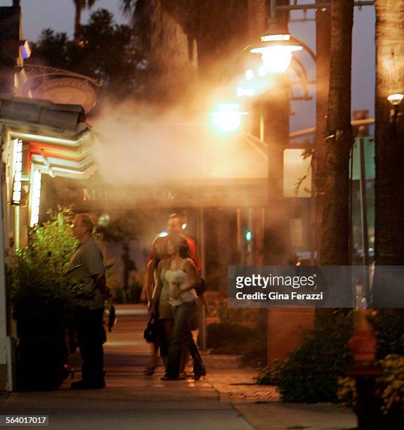 On a warm summer night, patrons enter Hamburger Mary's in downtown Palm Springs, Aug 15, 2006. Palm Springs is going to be the scene of a new TV show...
