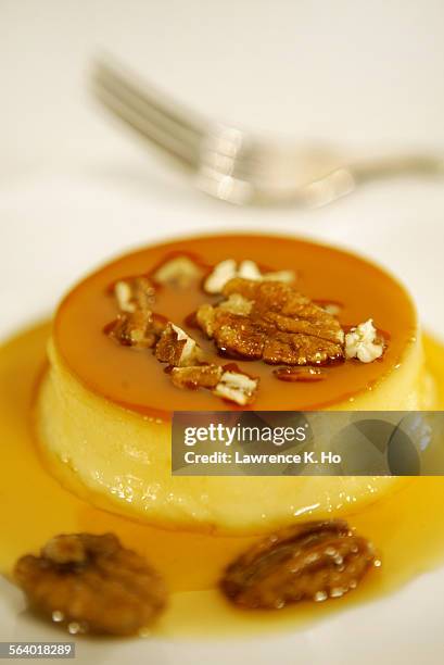 Caramel, AOC Maple Creme Caramel with Candied Pecans