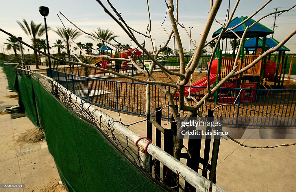 Maywood Riverfront Park is closed to the public because of residents' concerns that it was built on