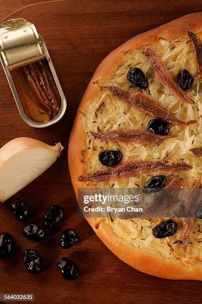 Anchovy pissaladiere.