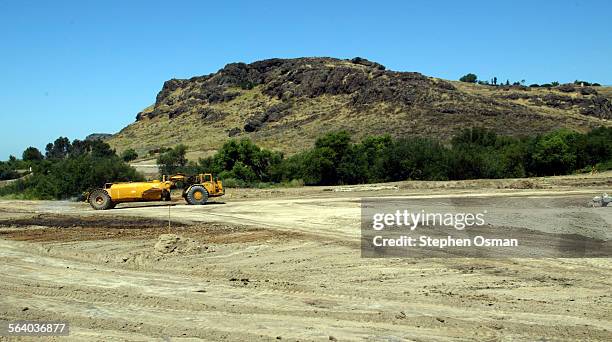 Area under construction next to Cal Lutheran University where a redtailed hawk was released. Construction of the University Village senior citizen...