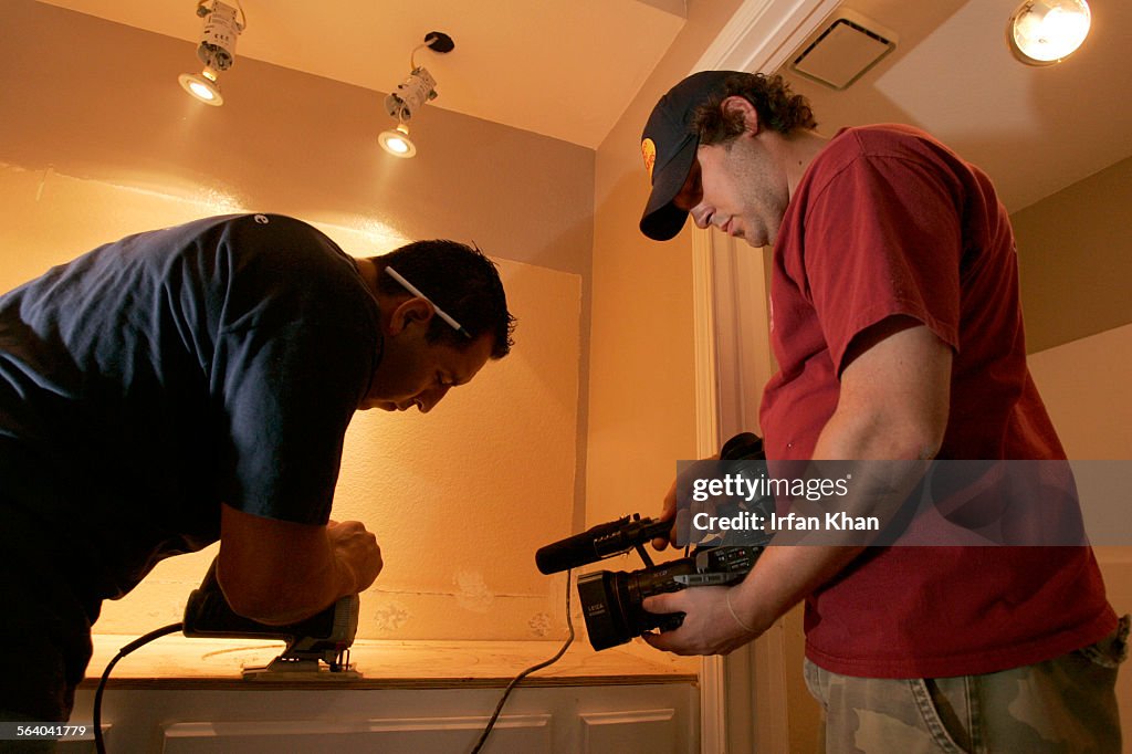 Stanton, Aug. 31, 2007    Flip That House, on TLC, reality show producer Tim Piniak (Cq), right,