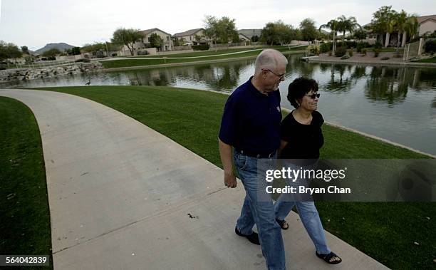 Jeff and Stella Pickford will give up their house in Glendale, Ariz. For smaller quarters near LA to be near their grandkids. For the $320,000 they...