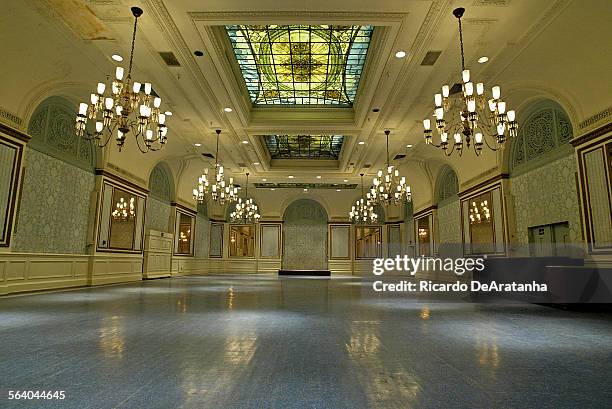 Palm Court ballroom at the Alexandria Hotel at Fifth and Spring streets which was Hollywoods home where dozens of studios maintained offices, where...