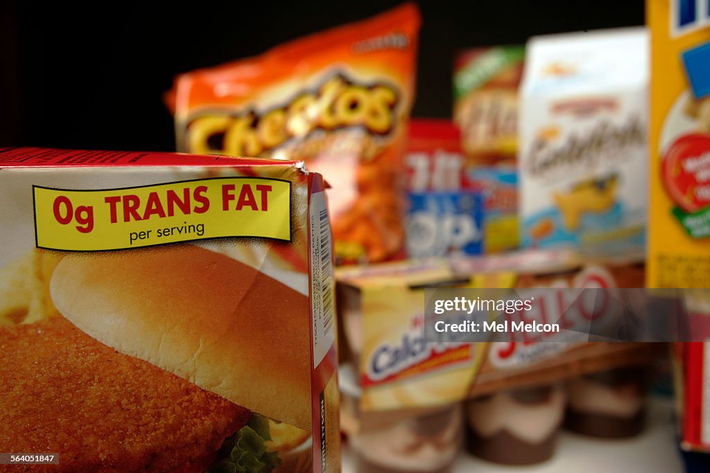 Due to new FDA rules, food labels must now list trans fats as well as total fat and saturated fat.