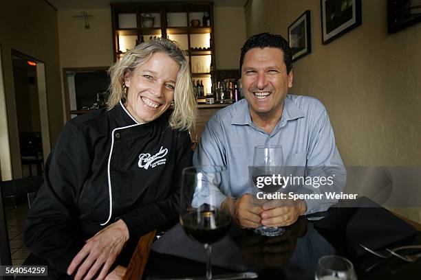 Italian restaurant owners husband and wife, Collette Pankopf and Guido Fratesi. Coccole Laboratorio del Gusto, a new Redondo Beach Italian restaurant...