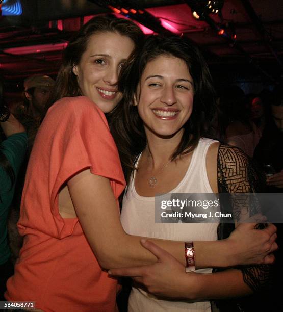 Alexandra Kerry , daughter of Sen. John Kerry, and friend Jamie Kantrawitz at the Motorola party Saturday 1/22/2005 in Deer Valley, Utah.