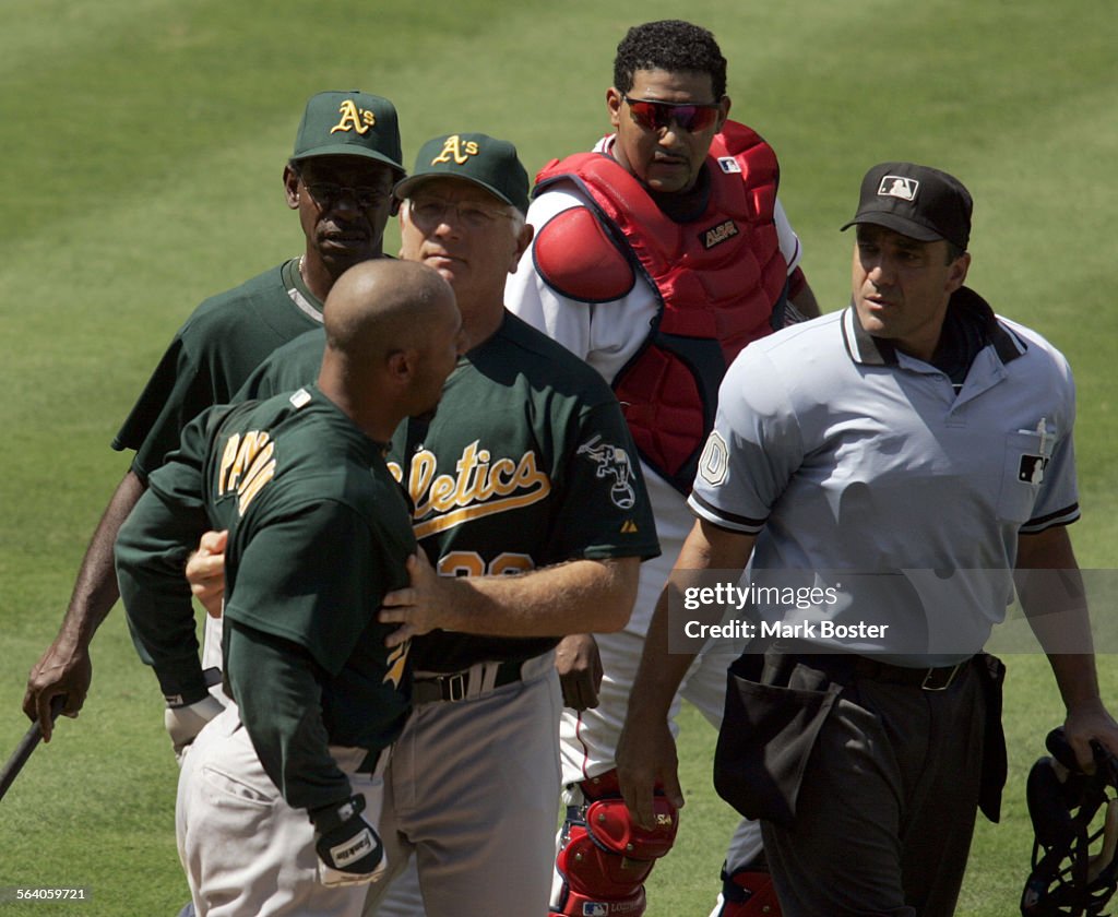 3 Rd Base Coach Oakland Athletics manager Ken Macha and 3rd base coach Ron... News ...
