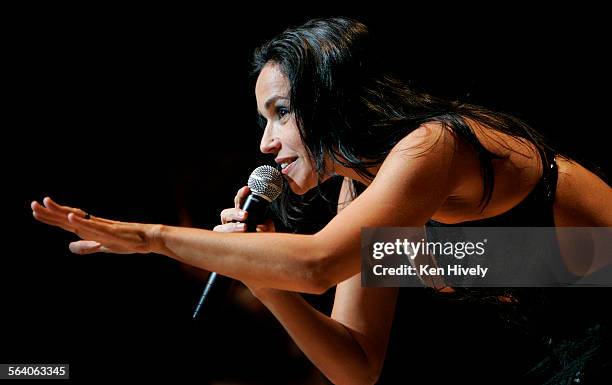 Brazilian singerdancer Daniela Mercury, called the Queen of SambaReggae, in concert at royce Hall, UCLA Campus, Westwood, Saturday evening, October...