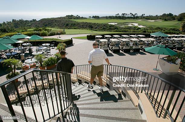 Golfers Steps With Ramps Newport Beach Golf Course Photos and Premium High Res Pictures - Getty ...