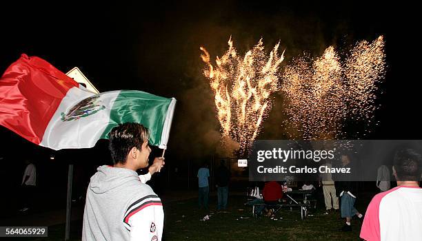 El Grito, Independence Day for Mexico, was celebrated in Huntington Park, Thursday with flag waving, fireworks, music and food.