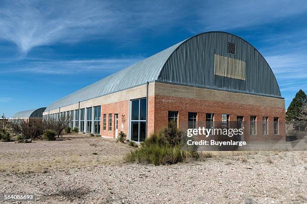 Headquarters building of the Chinati Foundation, or La Fundacion Chinati, a contemporary art museum in Marfa, a surprisingly sophisticated town in...
