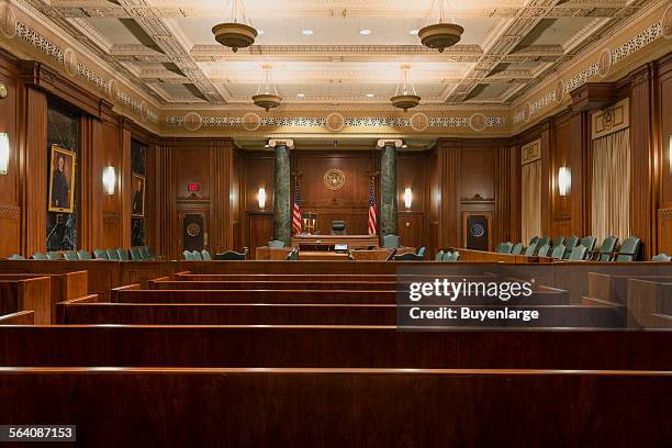 Courtroom. The Jack Brooks Federal Building in Beaumont, Texas
