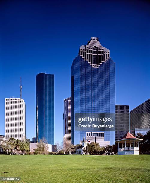 Skyline from Sam Houston Park, Houston, Texas