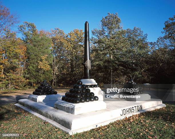 Site where Confederate Gen. Albert Sidney Johnston died, Shiloh National Military Park, Tennessee