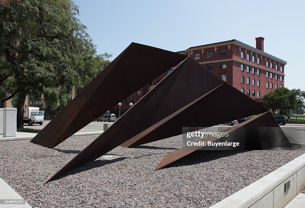 Sculpture Protagoras at the Burger Federal Building, St. Paul, Minnesota