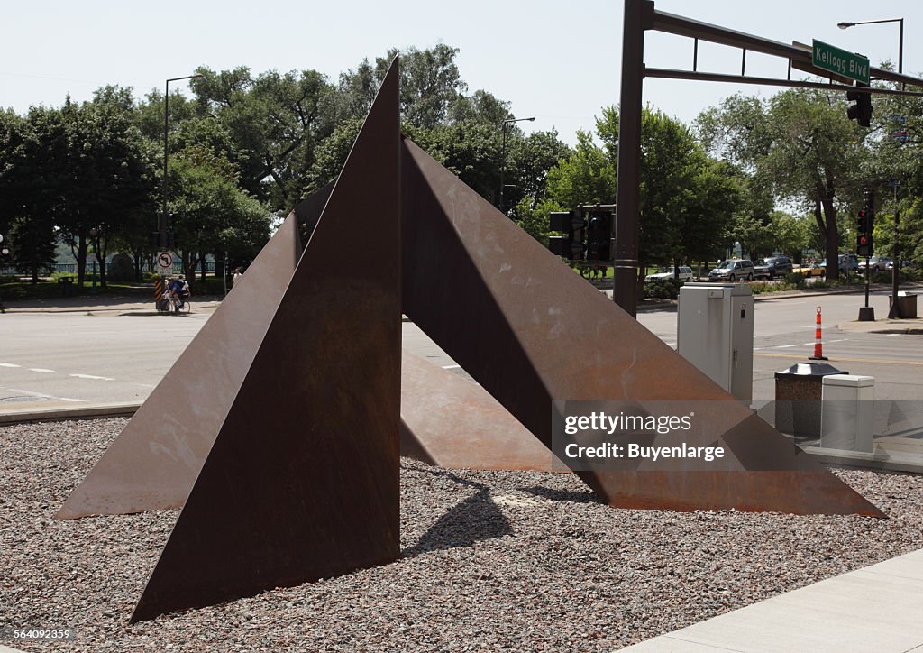 Sculpture Protagoras at the Burger Federal Building, St. Paul, Minnesota