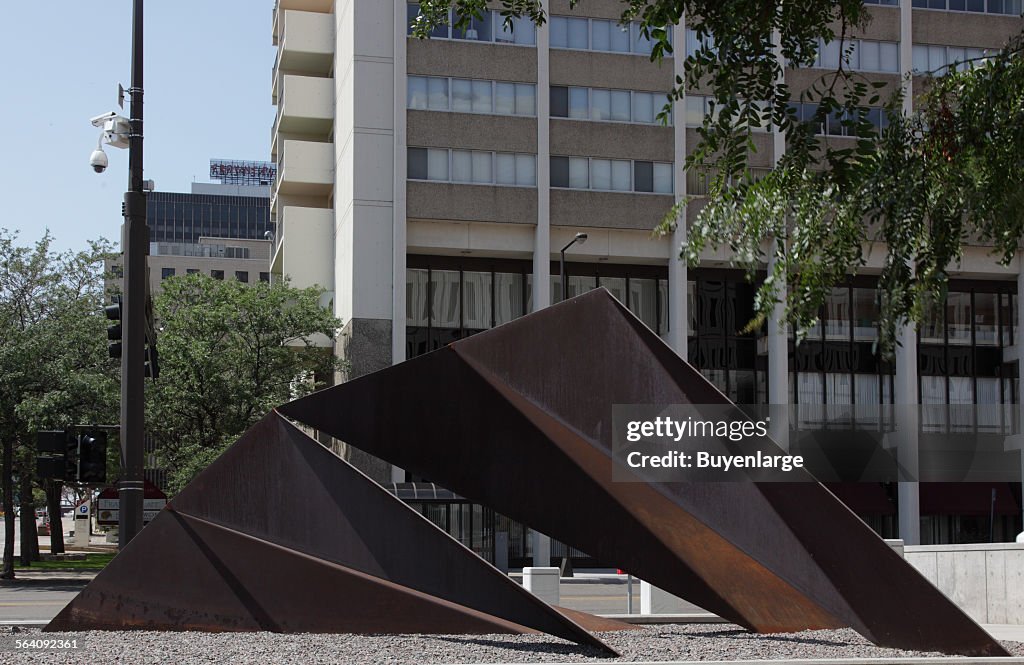 Sculpture Protagoras at the Burger Federal Building, St. Paul, Minnesota