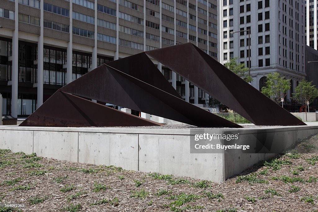 Sculpture Protagoras at the Burger Federal Building, St. Paul, Minnesota