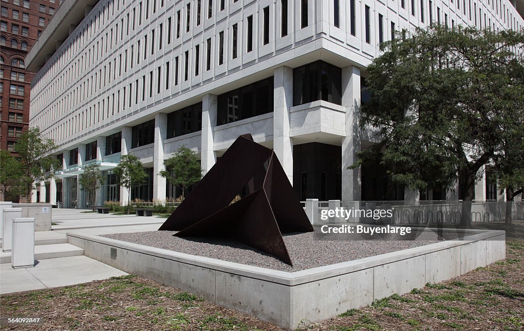 Sculpture Protagoras at the Burger Federal Building, St. Paul, Minnesota