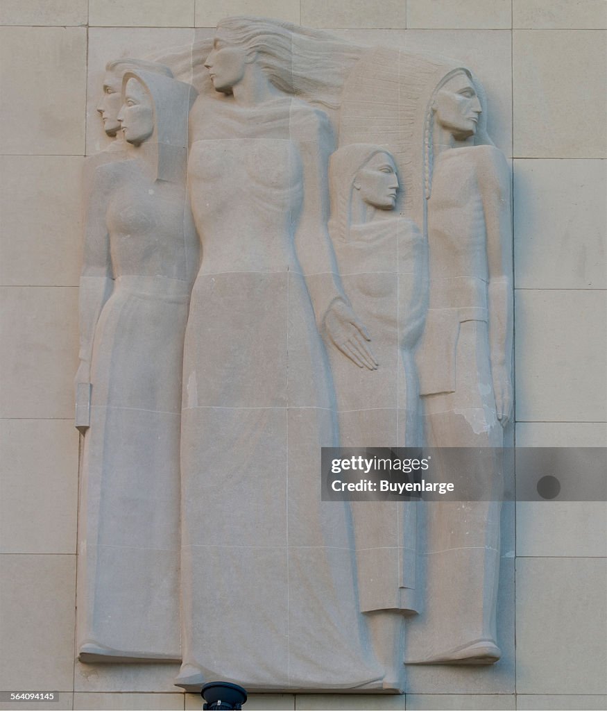 Sculpture Unity at Federal Building U.S. Courthouse, Oklahoma City, Oklahoma