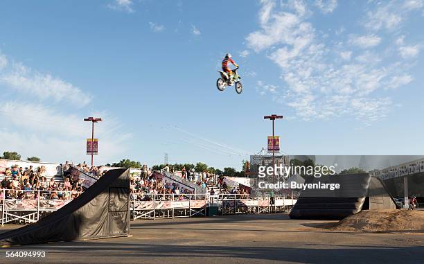 Freestyle motocross bike event at the 2012 California State Fair held in Sacramento, California