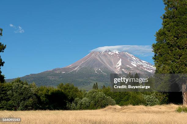 Mount Shasta, is located at the southern end of the Cascade Range in Siskiyou County, California