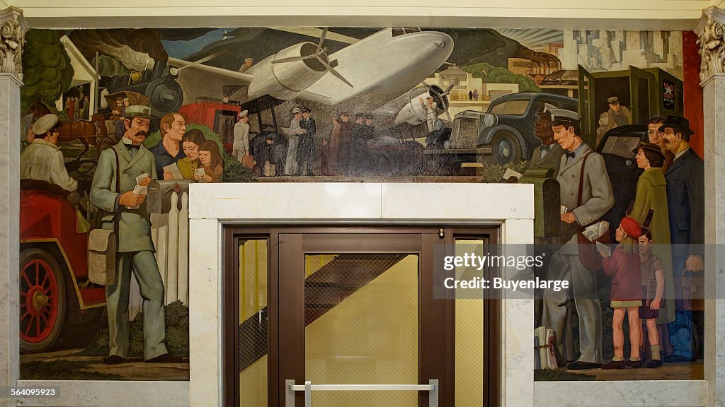 Grant Christian mural, Birch Bayh Federal Building, Indianapolis, Indiana