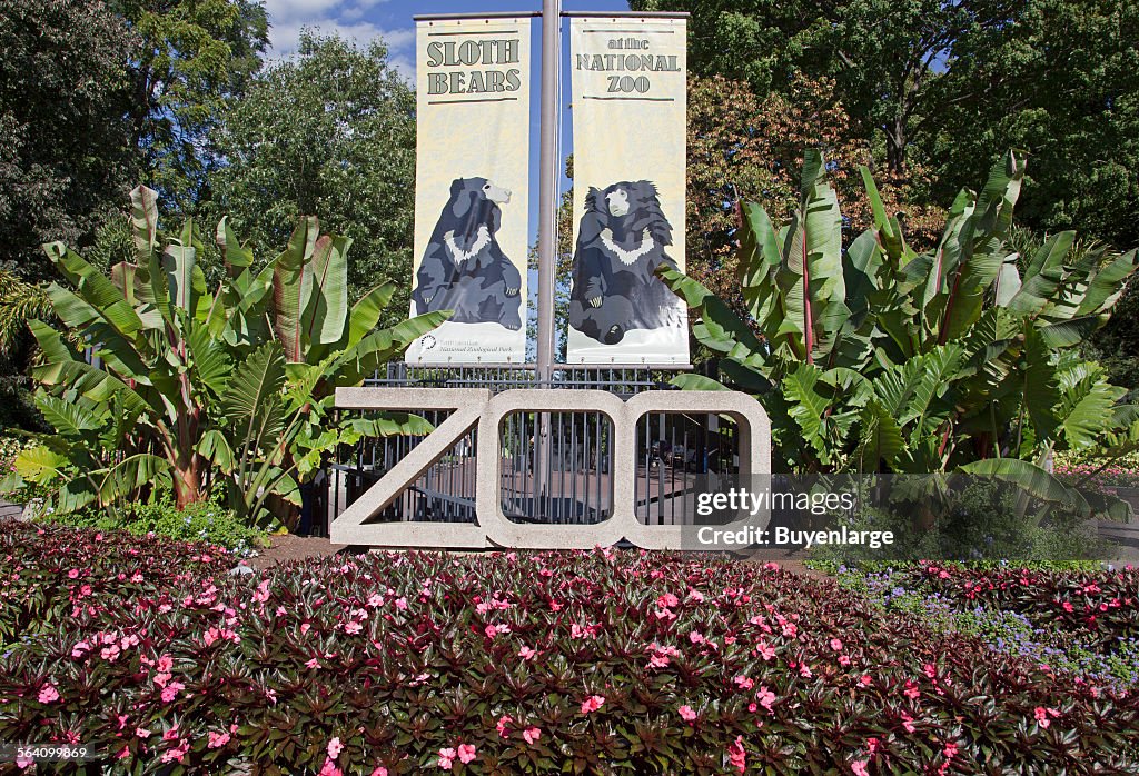 Front entrance, Smithsonian National Zoological Park, Connecticut Ave., NW, Washington, D.C.