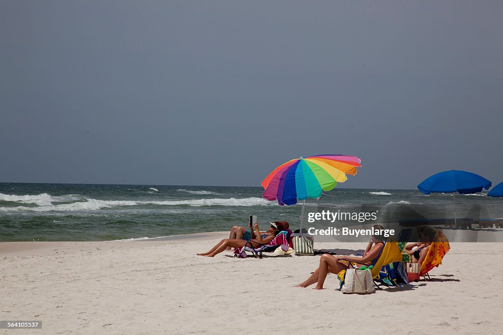 The white sands of the beaches on the Gulf Coast are breathtaking in Orange Beach, Alabama